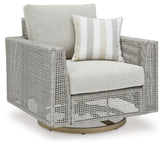 Seton Creek - Swivel Lounge With Cushion - Gray