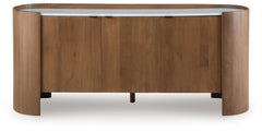Fitzroy - Accent Cabinet - Brown / White