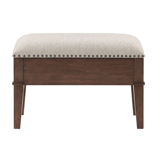 Claremore - Cocktail Table With Two Ottomans - Beige