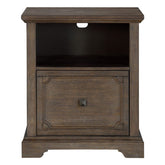 Toulon - File Cabinet - Dark Oak