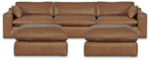 Furniture City Laplace - Ashley Furniture - Emilia 3-Piece Sectional and 2 Ottomans - 3-Piece Sectional and 2 Ottomans - 30901U2