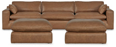 Furniture City Laplace - Ashley Furniture - Emilia 3-Piece Sectional and 2 Ottomans - 3-Piece Sectional and 2 Ottomans - 30901U2