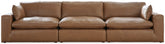 Furniture City Laplace - Ashley Furniture - Emilia 3-Piece Sectional Sofa - RAF 3-Piece Sectional Sofa / Caramel - 30901S2