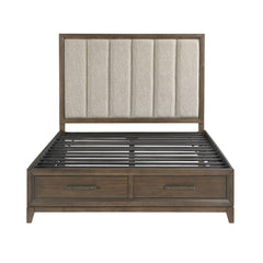 Cambridge - Platform Bed With Footboard Storage