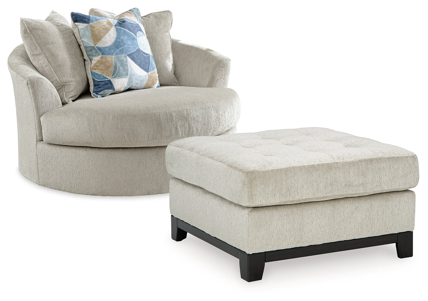 Furniture City Laplace - Ashley Furniture - Maxon Place Oversized Chair and Ottoman - Oversized Chair and Ottoman - 33004U1
