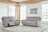 Furniture City Laplace - Ashley Furniture - Barnsana Power Reclining Sofa and Loveseat - Power Reclining Sofa and Loveseat - 33201U1