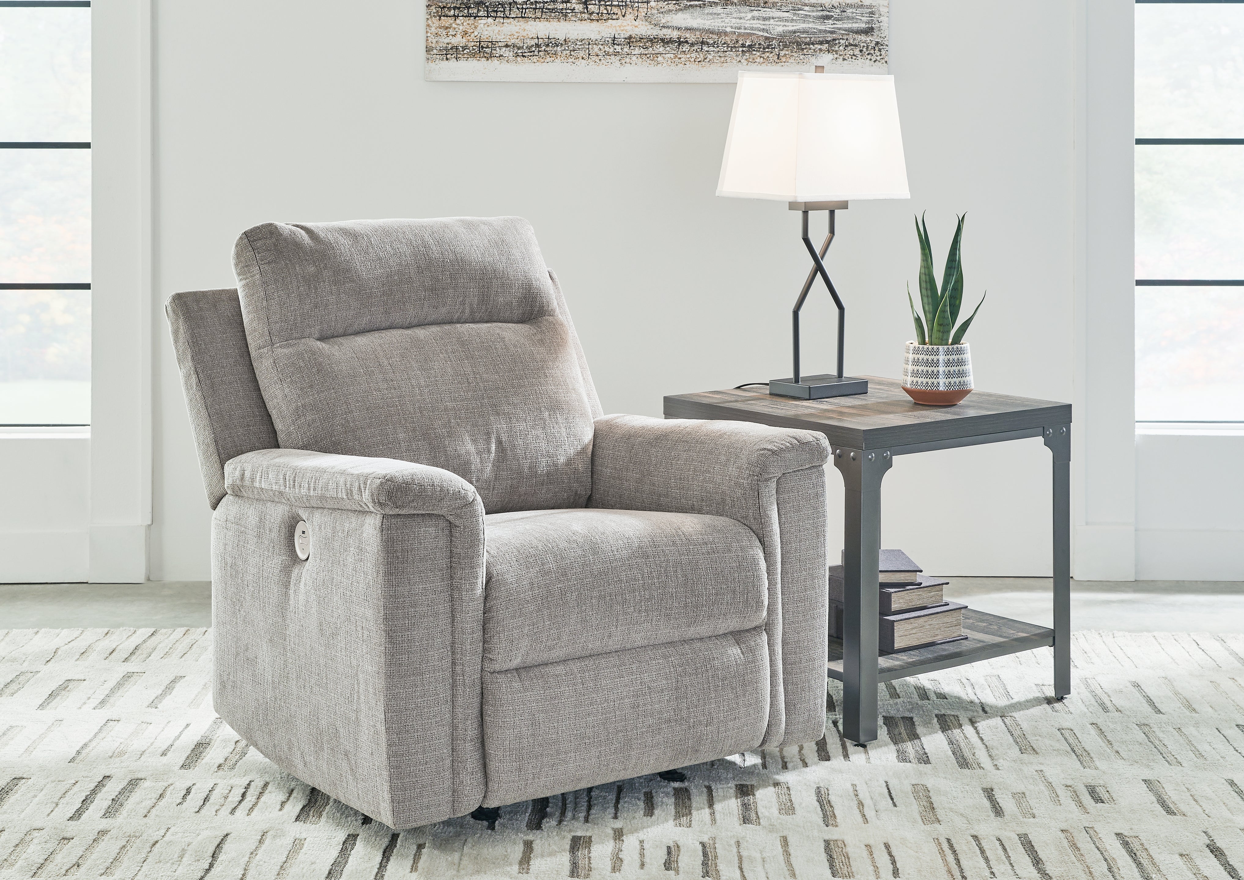 Furniture City Laplace - Ashley Furniture - Barnsana Power Recliner - Power Rocker Recliner - 3320198