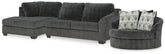 Furniture City Laplace - Ashley Furniture - Biddeford 2-Piece Sectional and Oversized Swivel Accent Chair - 2-Piece Sectional and Oversized Swivel Accent Chair - 35504U2