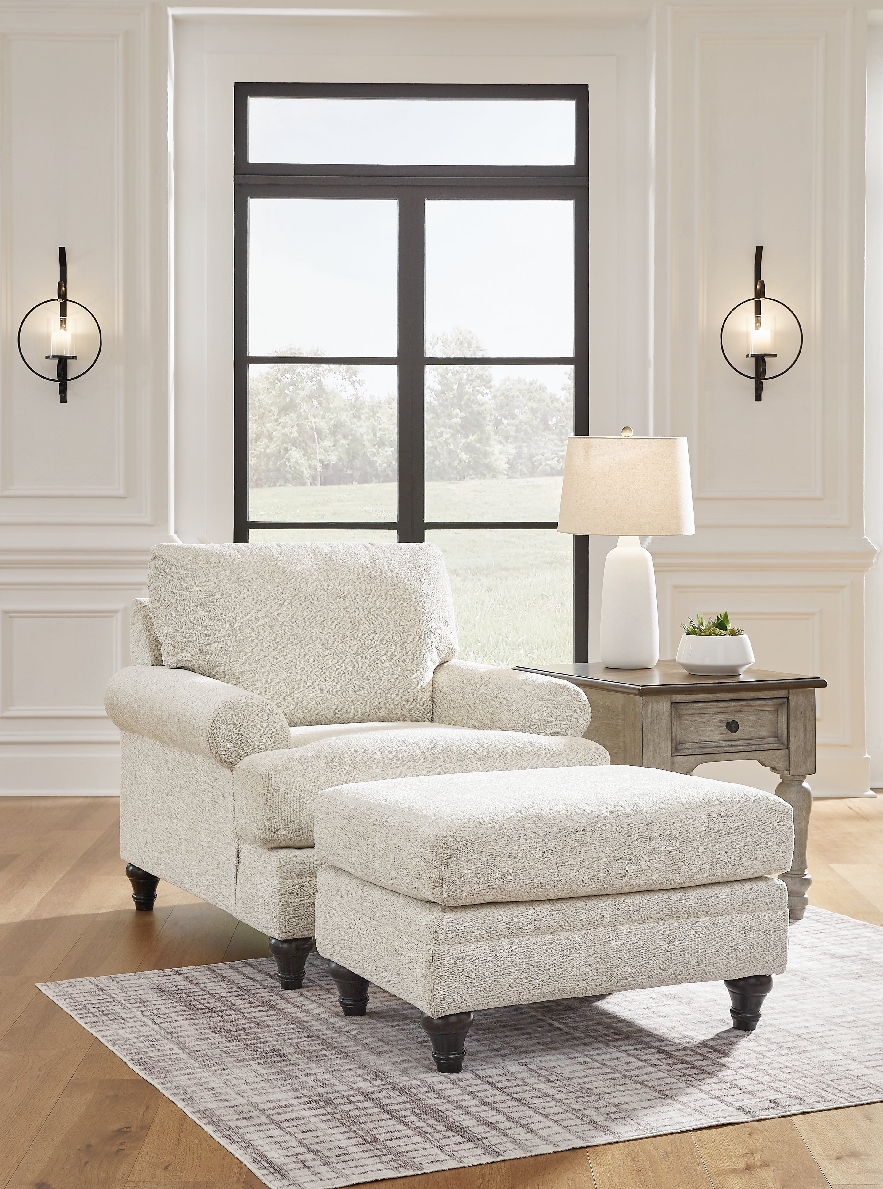 Furniture City Laplace - Ashley Furniture - Valerani Chair and Ottoman - Chair and Ottoman - 35702U2