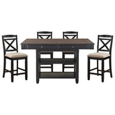 Baywater - 5 Piece Dining Room Set (Table & 4 Side Chairs) - Black