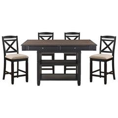 Baywater - 5 Piece Dining Room Set (Table & 4 Side Chairs) - Black