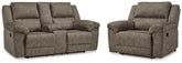 Furniture City Laplace - Ashley Furniture - Laresview Reclining Loveseat and Oversized Recliner - Reclining Loveseat and Oversized Recliner - 37203U2