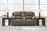 Furniture City Laplace - Ashley Furniture - Laresview Reclining Loveseat with Console - DBL Rec Loveseat w/Console - 3720394