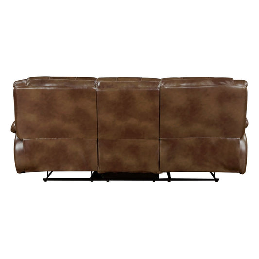Ellicott - Double Reclining Sofa - Brown
