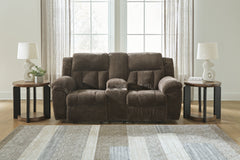 Furniture City Laplace - Ashley Furniture - Frohn Reclining Loveseat with Console - DBL Rec Loveseat w/Console - 3740794
