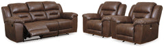Furniture City Laplace - Ashley Furniture - Stoneland Reclining Sofa and 2 Power Recliners - Reclining Sofa and 2 Power Recliners - 39904U6