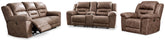 Furniture City Laplace - Ashley Furniture - Stoneland Power Reclining Sofa, Loveseat and Recliner - Power Reclining Sofa, Loveseat and Recliner - 39905U5