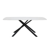 Benito - Dining Table - Black / White