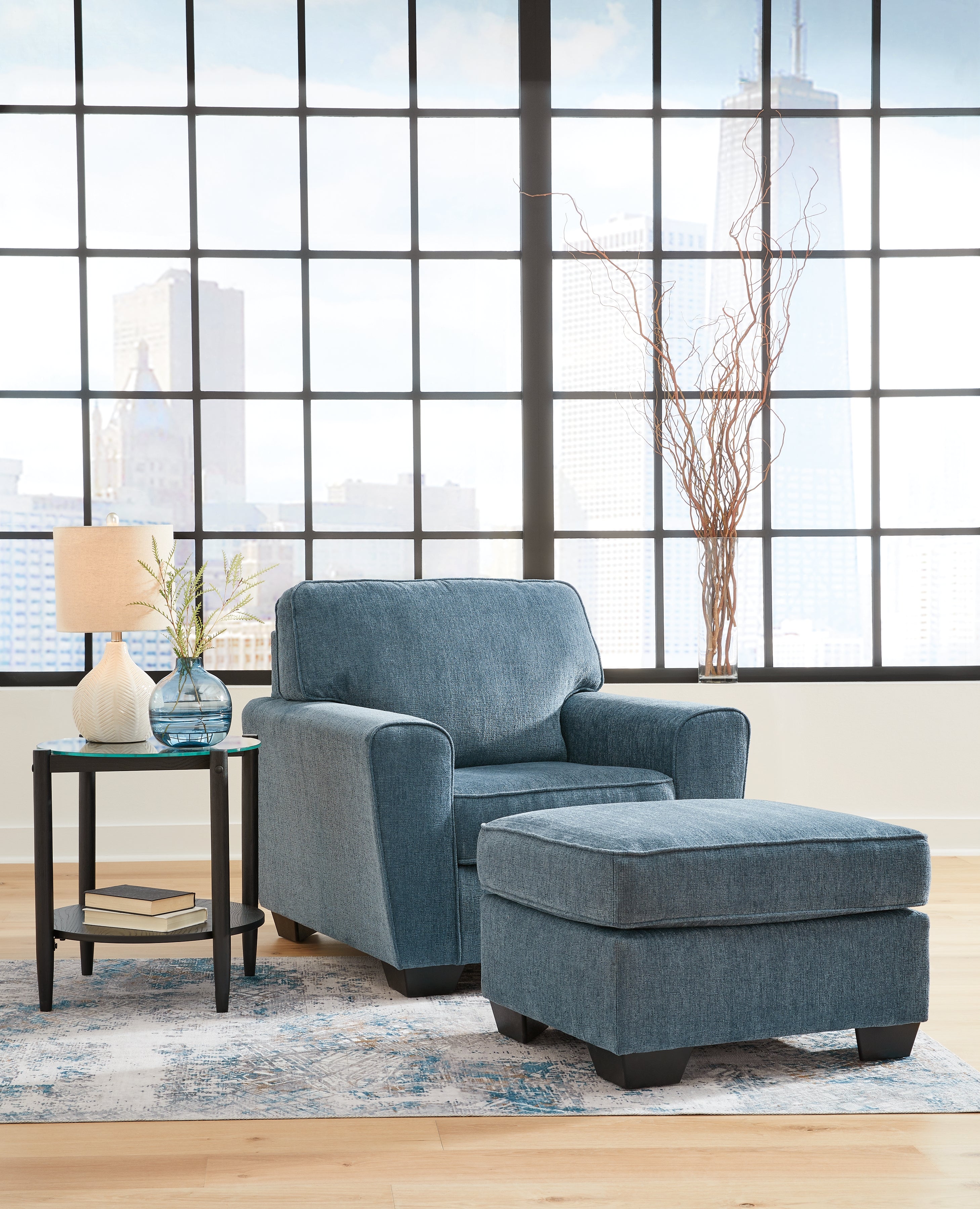 Furniture City Laplace - Ashley Furniture - Cashton Chair and Ottoman - Chair and Ottoman - 40605U2
