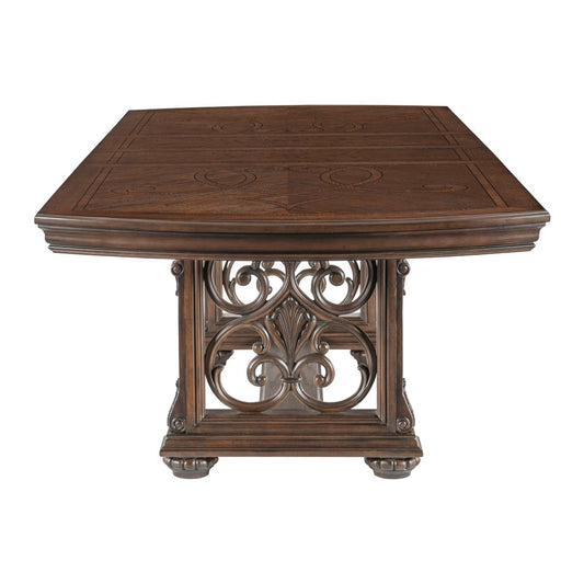 Bergen - 5 Piece Dining Room Set (Table & 4 Side Chairs) - Oak