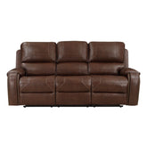 Newnan - Double Reclining Sofa - Gray