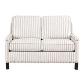 Landrum - Loveseat - White / Gray
