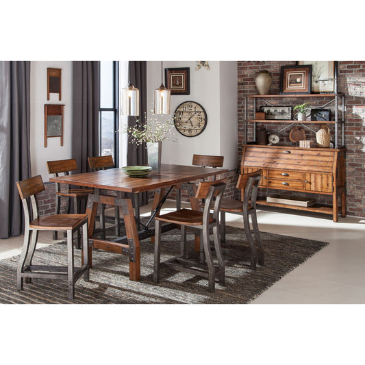 Holverson - Counter Height Chair (Set of 2) - Brown / Gray