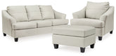 Furniture City Laplace - Ashley Furniture - Genoa Queen Sofa Sleeper, Oversized Chair and Ottoman - Queen Sofa Sleeper, Oversized Chair and Ottoman - 47704U8