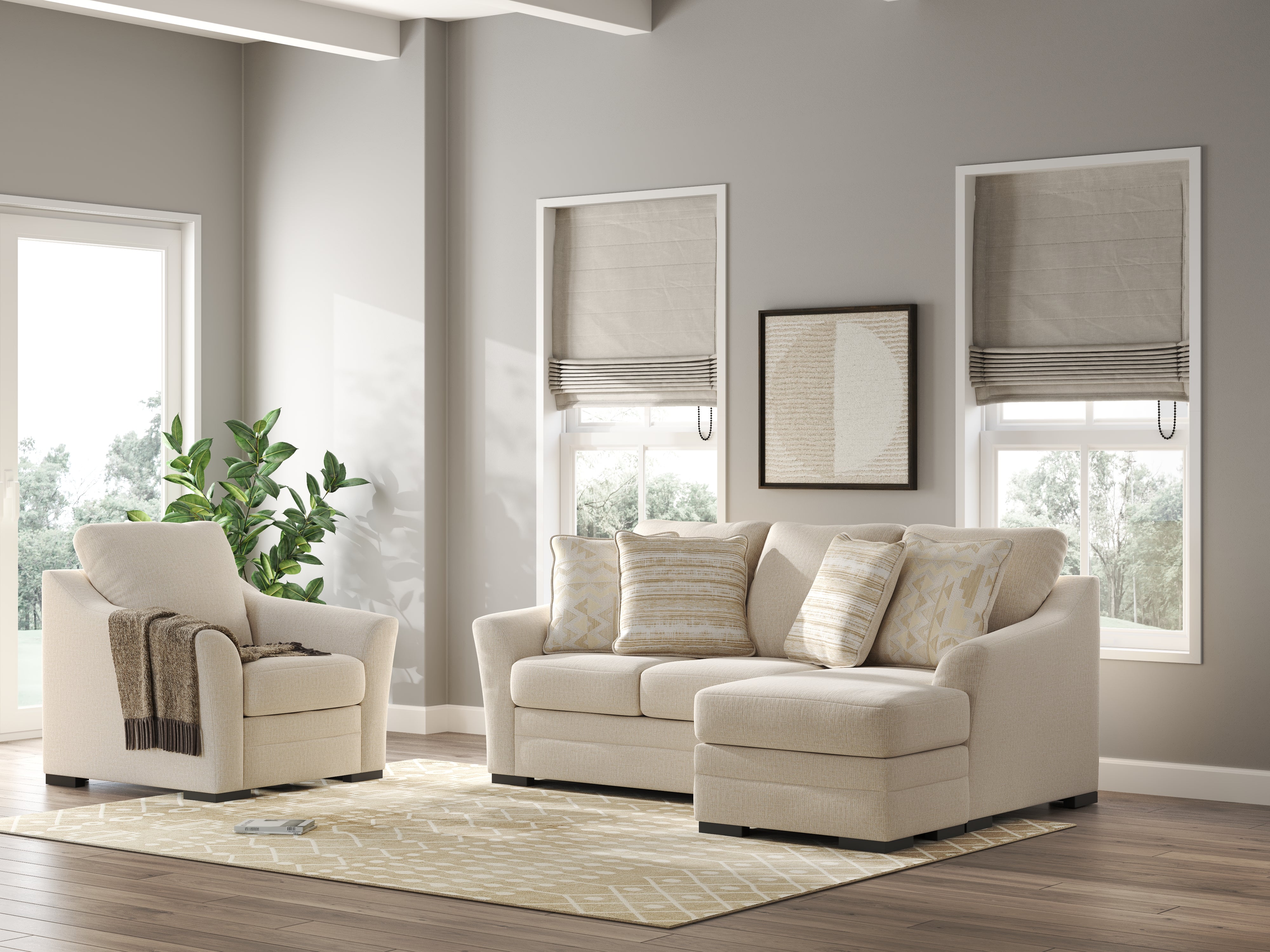 Furniture City Laplace - Ashley Furniture - Lango Sofa Chaise and Chair - Sofa Chaise and Chair - 48602U1