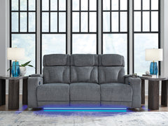 Furniture City Laplace - Ashley Furniture - Studio Cave Power Reclining Sofa - PWR REC Sofa with ADJ Headrest - PC4980215