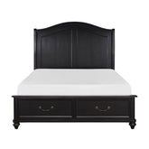 Herman - Platform Bed With Storage Footboard