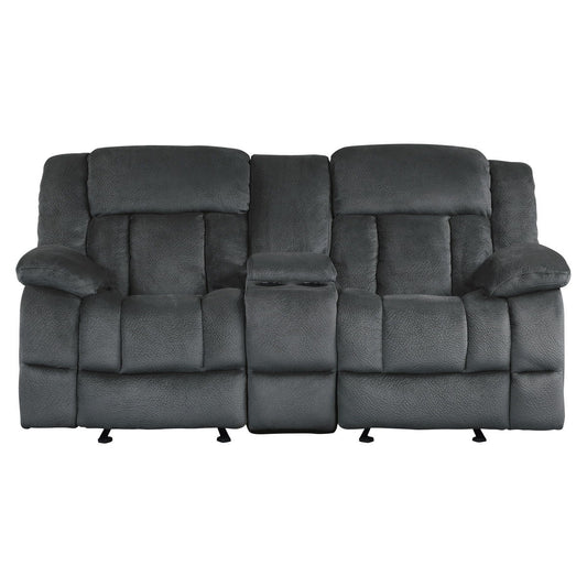 Laurelton - Double Glider Reclining Loveseat With Center Console
