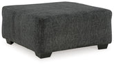 Biddeford - Oversized Accent Ottoman - Shadow