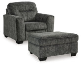 Furniture City Laplace - Ashley Furniture - Lonoke Chair and Ottoman - Chair and Ottoman - 50504U12