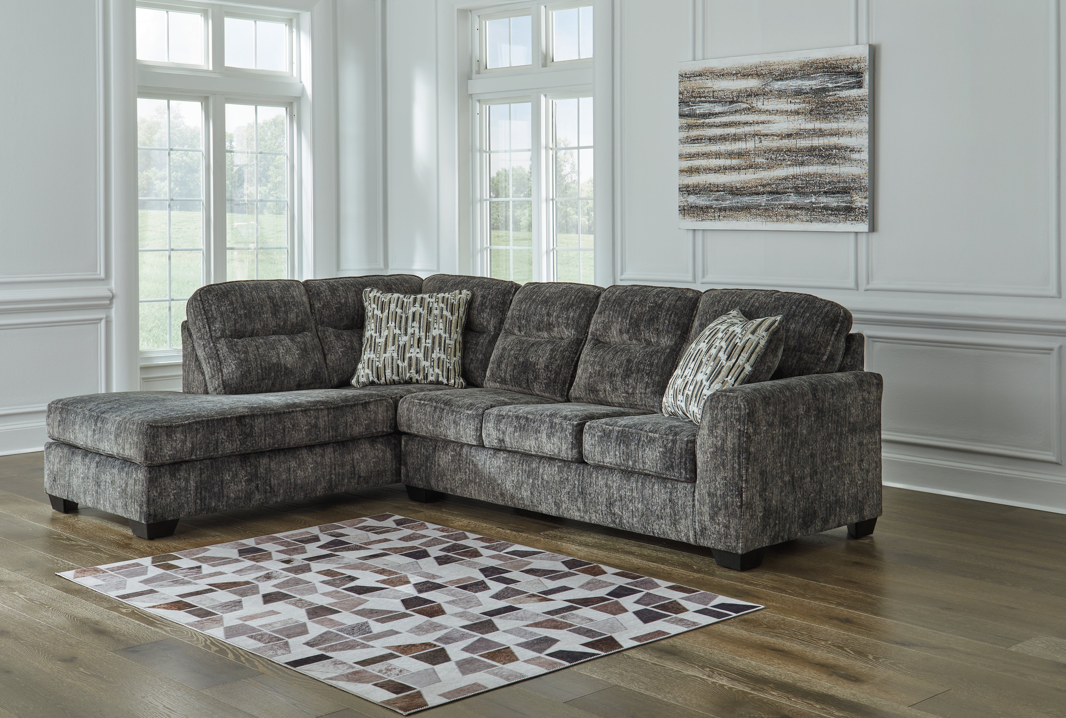 Furniture City Laplace - Ashley Furniture - Lonoke 2-Piece Sectional with Chaise - RAF 2-Piece Sectional with Chaise - 50504S1
