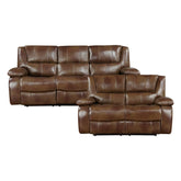 Ellicott - Sofa & Loveseat - Brown