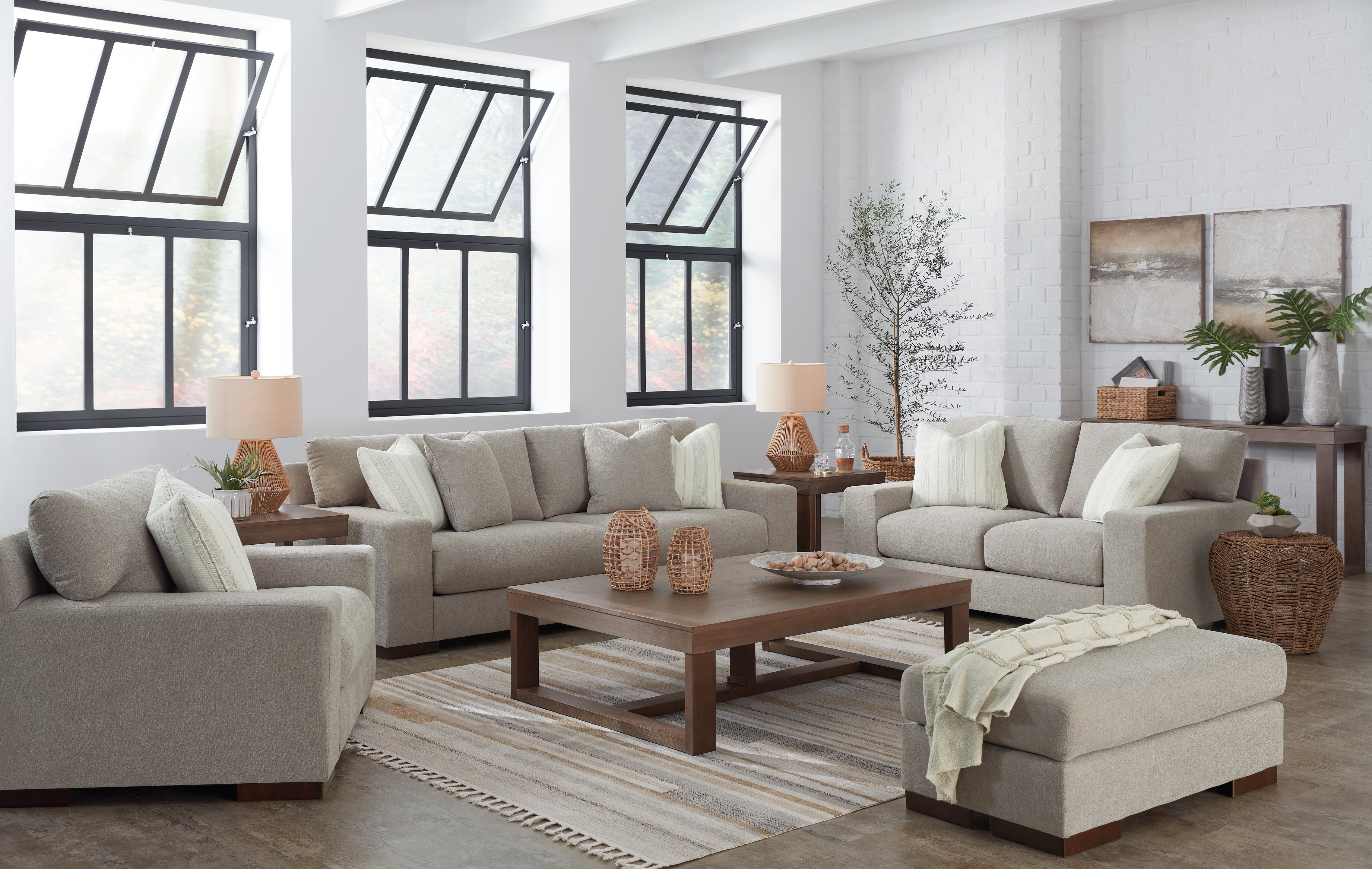 Furniture City Laplace - Ashley Furniture - Maggie Sofa, Loveseat, Oversized Chair and Ottoman - Sofa, Loveseat, Oversized Chair and Ottoman - 52004U3