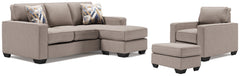 Furniture City Laplace - Ashley Furniture - Greaves Sofa Chaise, Chair, and Ottoman - Sofa Chaise, Chair, and Ottoman - 55104U3