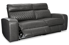 Furniture City Laplace - Ashley Furniture - Samperstone 2-Piece Power Reclining Sectional Loveseat - 2-Piece Power Reclining Sectional Loveseat - 55203S5