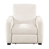 Vera - Power Reclining Chair With USB Charging Ports - Beige