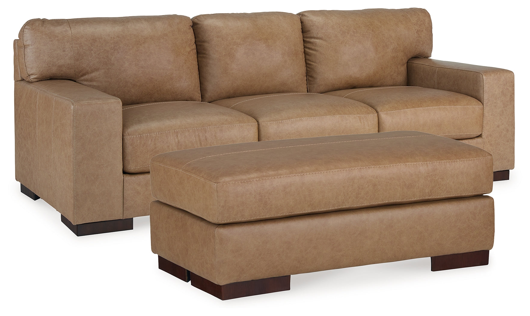 Furniture City Laplace - Ashley Furniture - Lombardia Sofa and Ottoman - Sofa and Ottoman - 57302U5