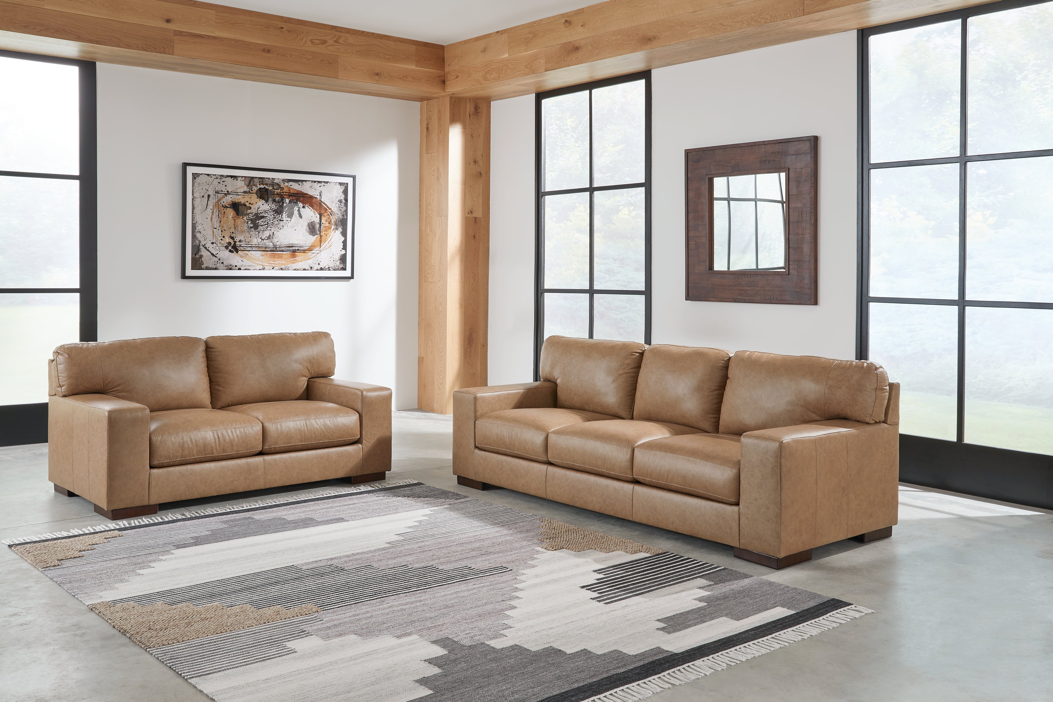 Furniture City Laplace - Ashley Furniture - Lombardia Sofa and Loveseat - Sofa and Loveseat - 57302U1