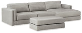 Furniture City Laplace - Ashley Furniture - Amiata 2-Piece Sectional with Chaise and Ottoman - 2-Piece Sectional with Chaise and Ottoman - 57404U1