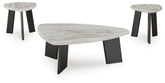 Lilyberg - Occasional Table Set (Set of 3) - Gray / Black