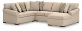 Furniture City Laplace - Ashley Furniture - LadyMae 4-Piece Sectional with Chaise - RAF 4-Piece Sectional with Chaise - 59404S3