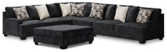Furniture City Laplace - Ashley Furniture - Lavernett 4-Piece Sectional with Ottoman - 4-Piece Sectional with Ottoman - 59603U1