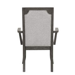 Lisbon - Dining Arm Chair (Set of 2) - Gray