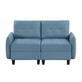 Garren - Loveseat - Blue