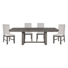 Gresham - 5 Piece Set (Table & 4 Side Chairs) - Gray