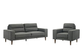Vale - 2 Piece Sofa & Chair - Gray